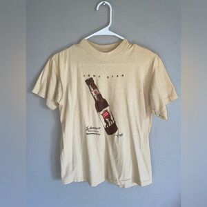 Vintage lone star beer T-Shirt Medium stage Center, Oklahoma City